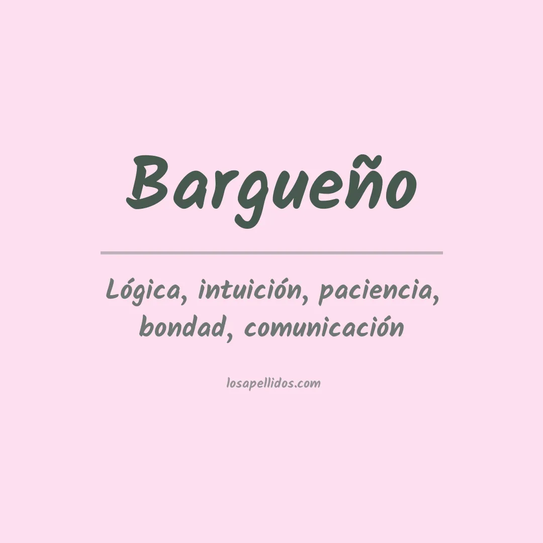 Apellido Bargueño