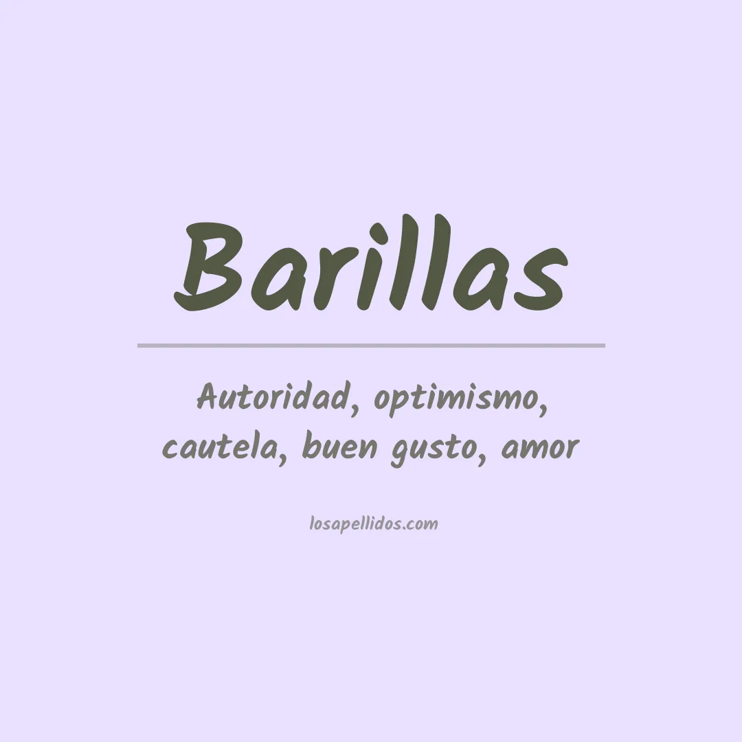 Apellido Barillas