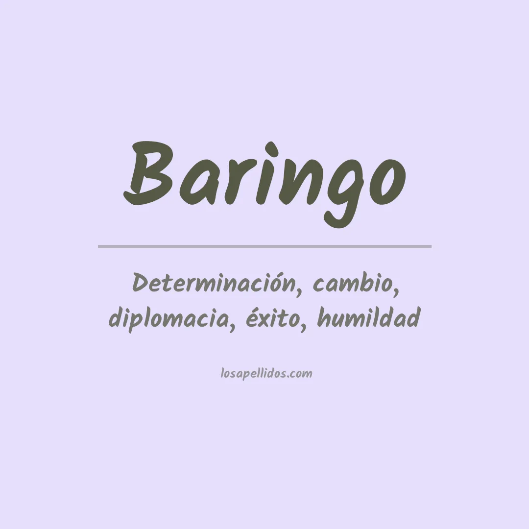 Apellido Baringo