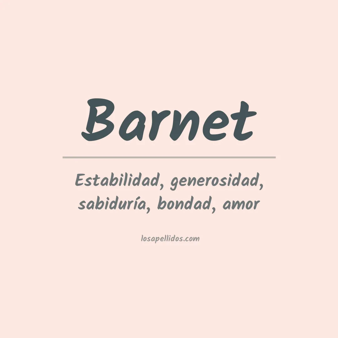 Apellido Barnet
