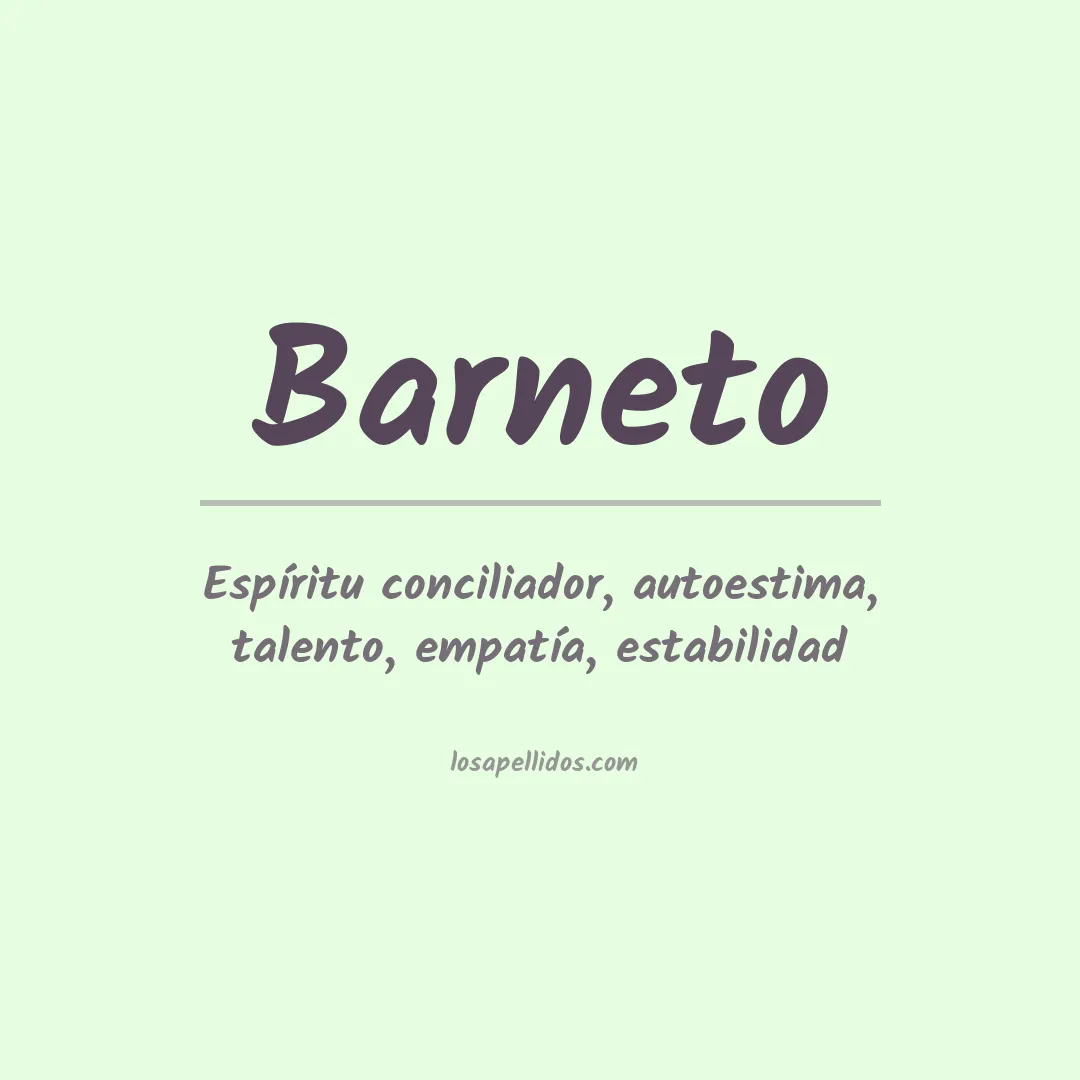 Apellido Barneto
