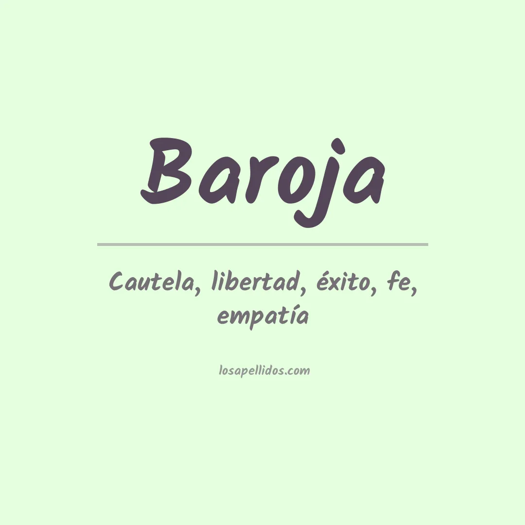 Apellido Baroja