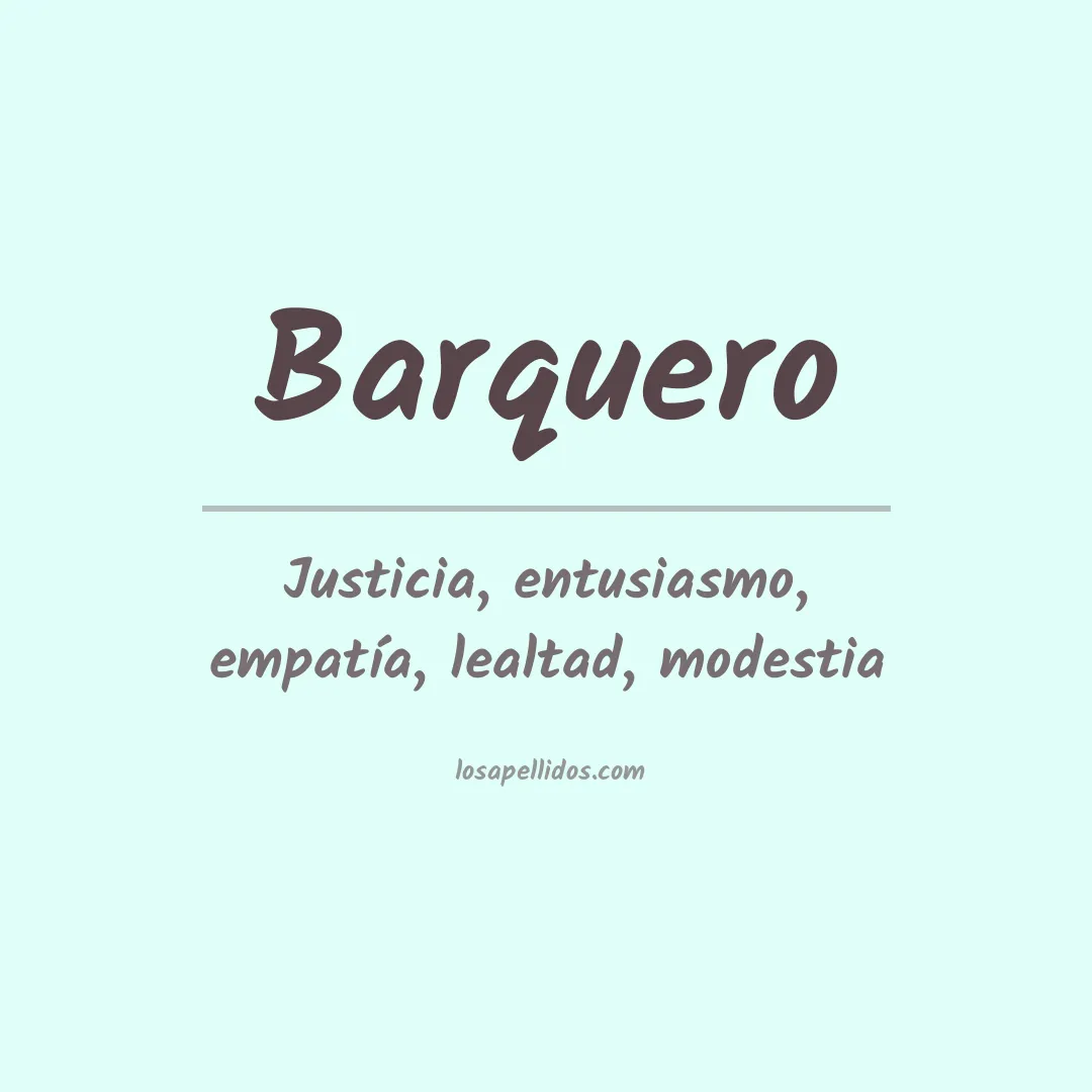 Apellido Barquero