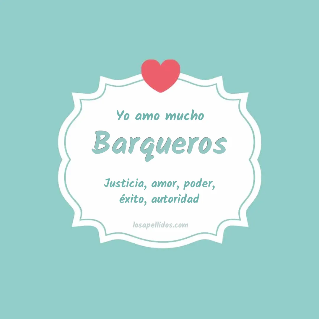 Yo amo mucho Barqueros