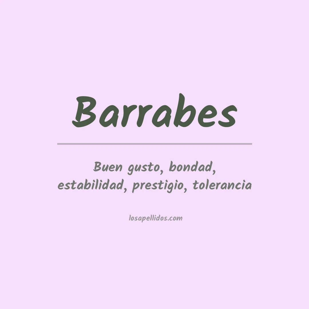 Apellido Barrabes