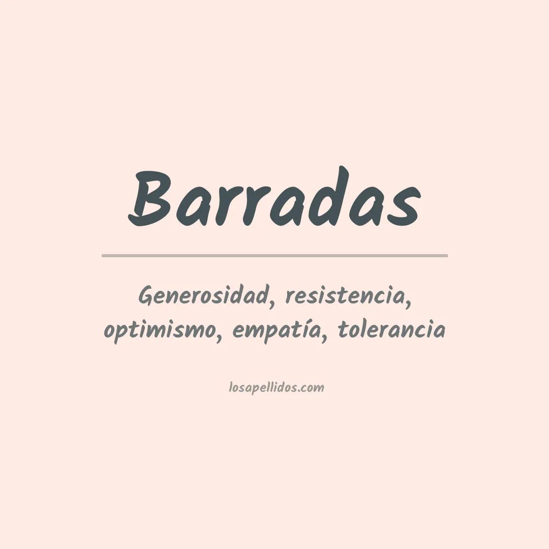 Apellido Barradas