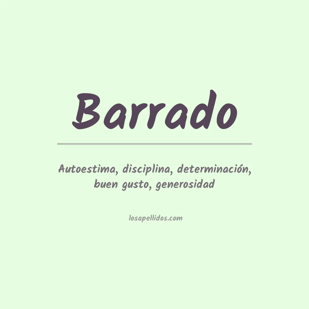 Apellido Barrado