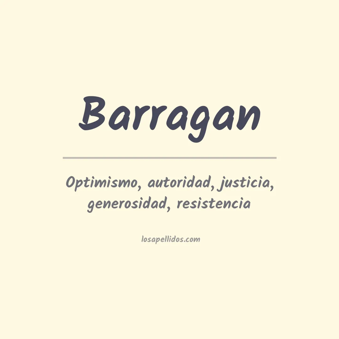 Apellido Barragán