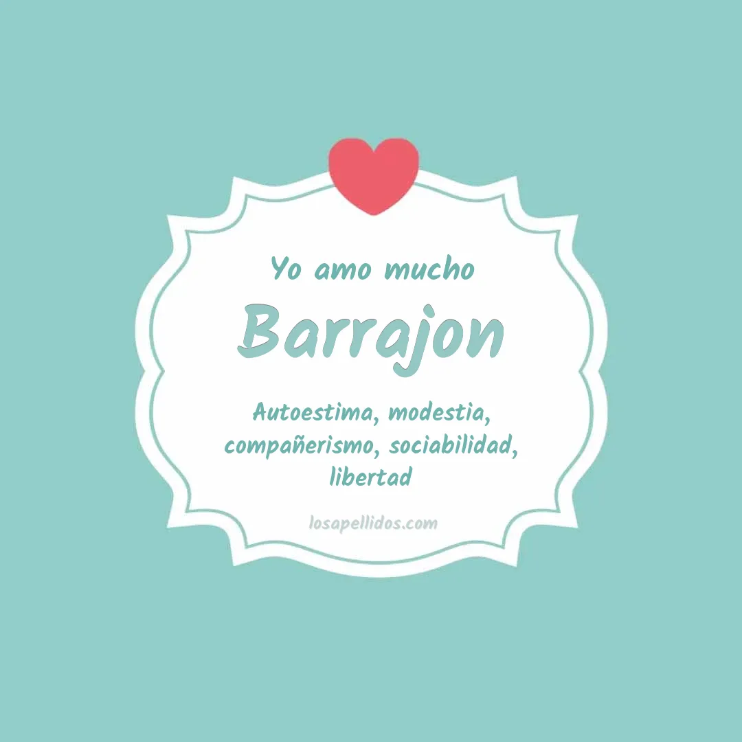 Yo amo mucho Barrajon