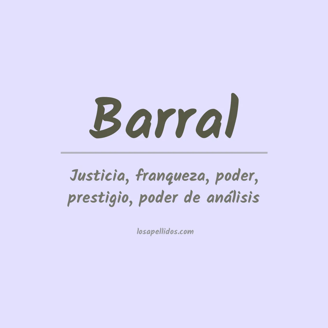 Apellido Barral