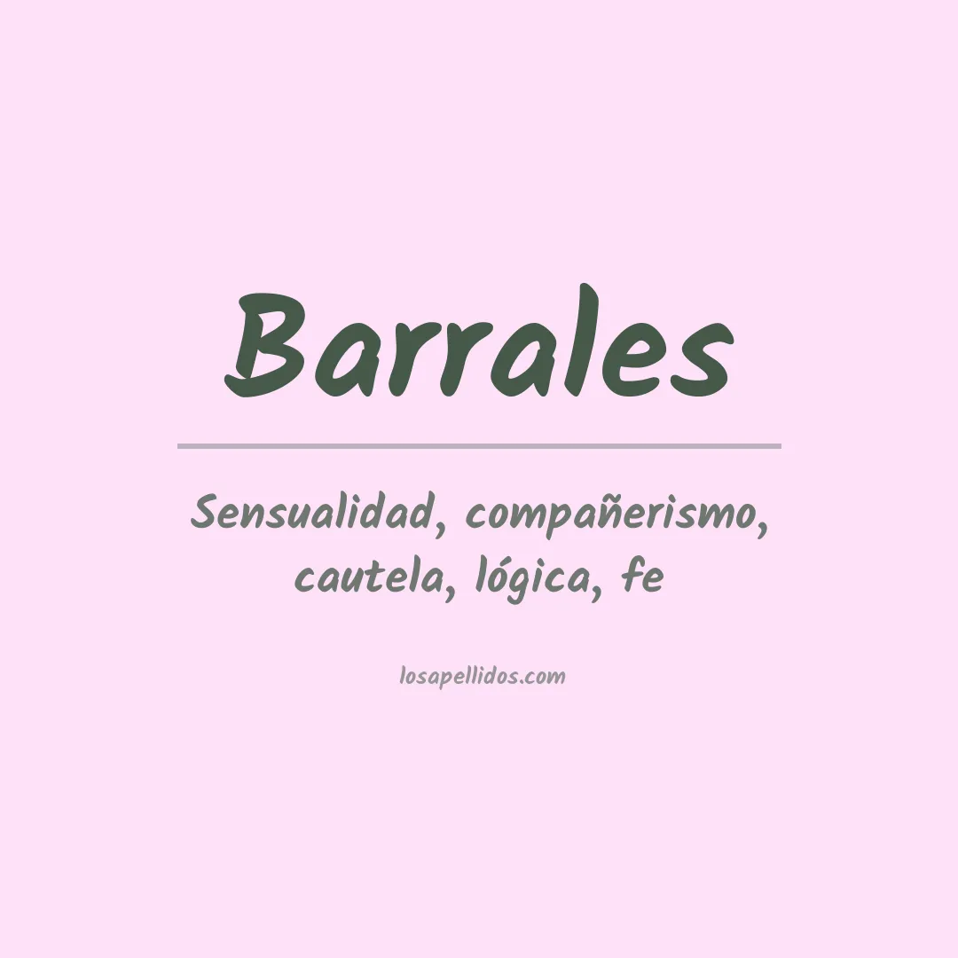 Apellido Barrales