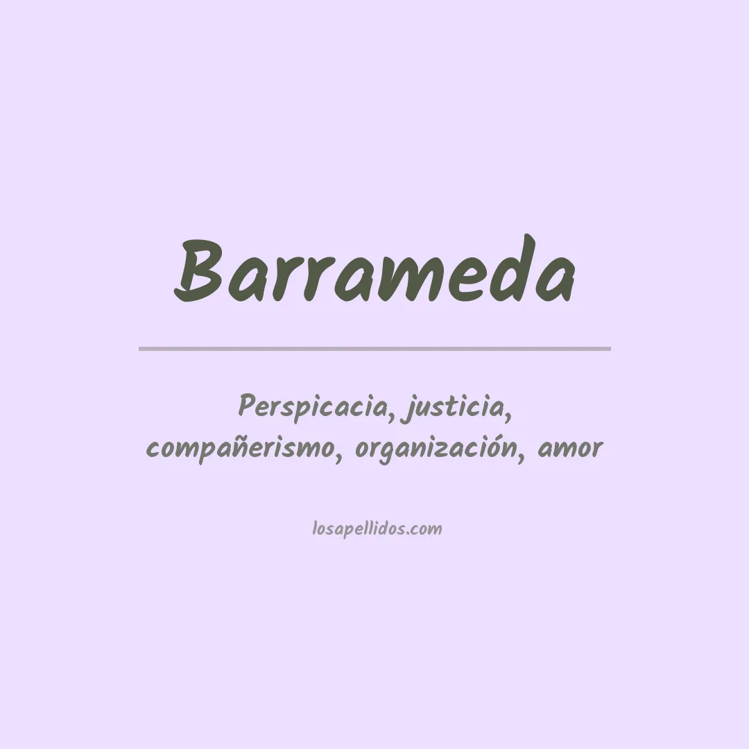 Apellido Barrameda