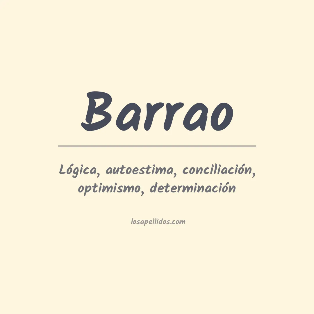 Apellido Barrao