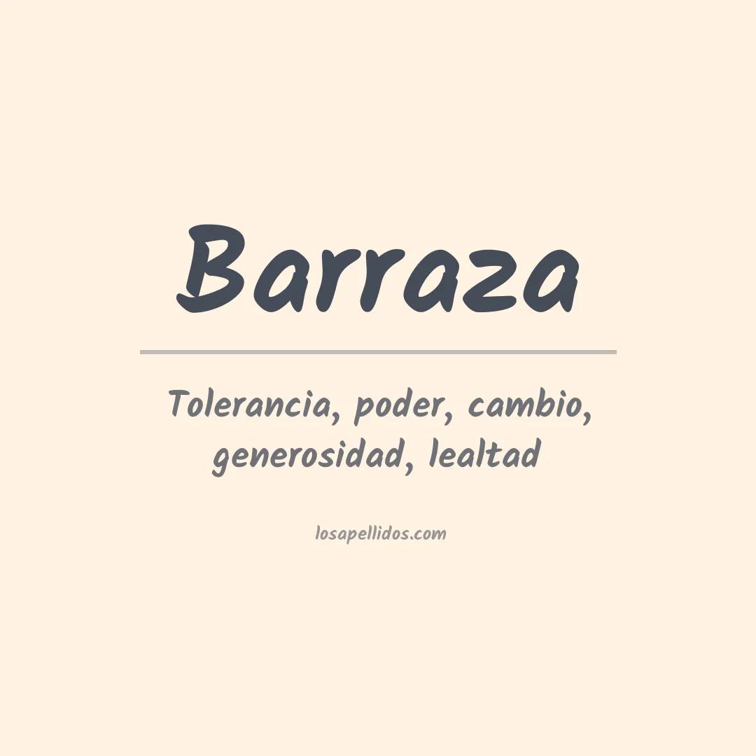 Apellido Barraza