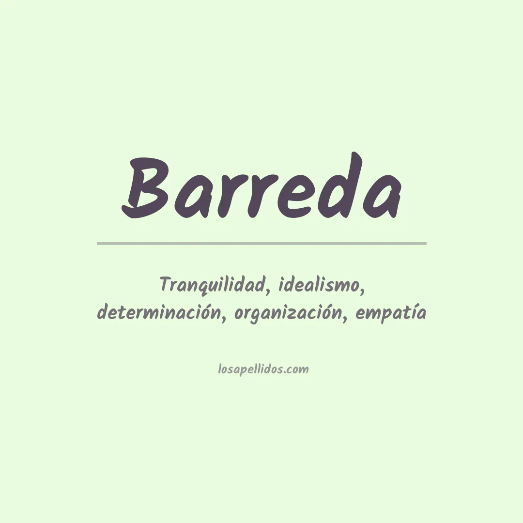 Apellido Barreda