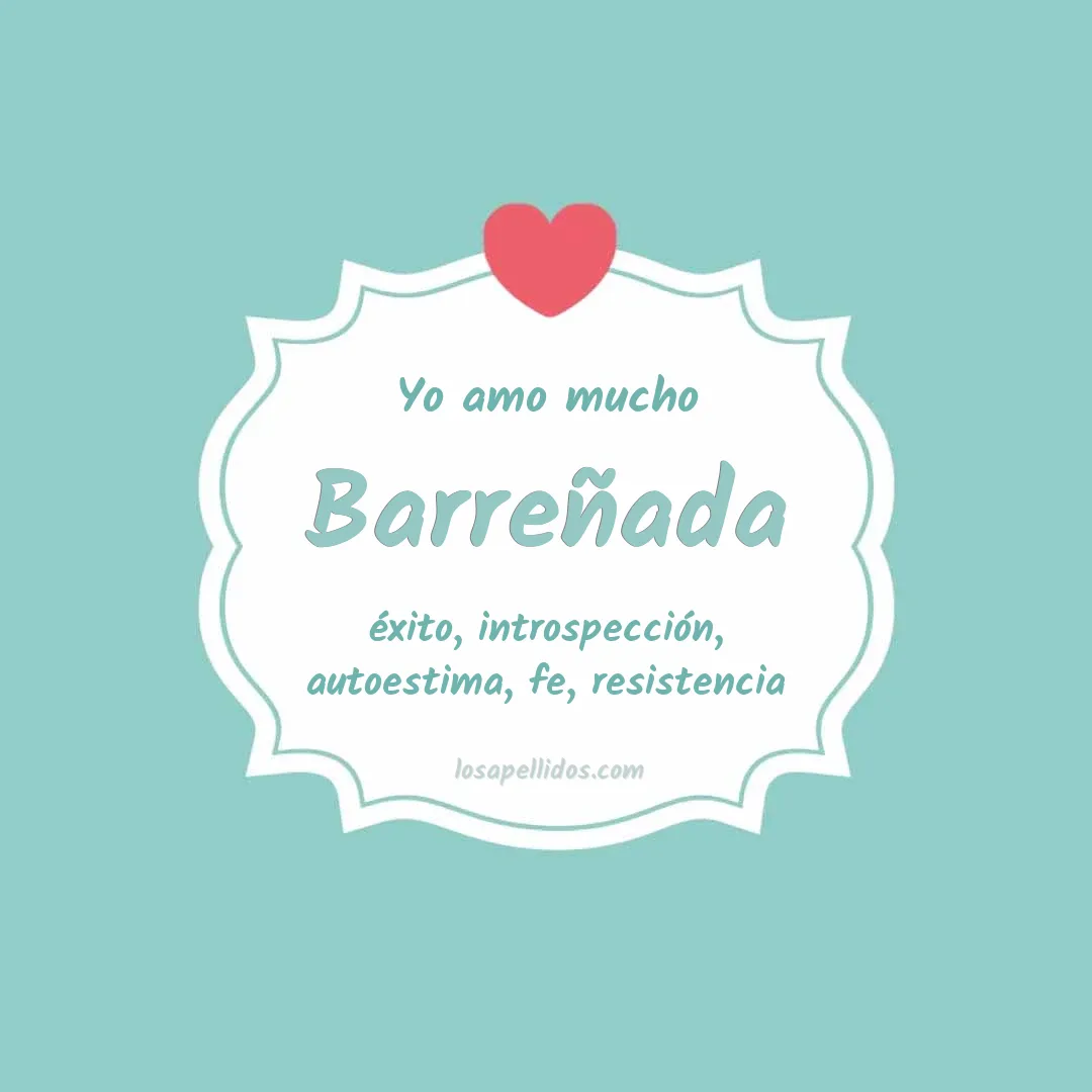 Yo amo mucho Barreñada