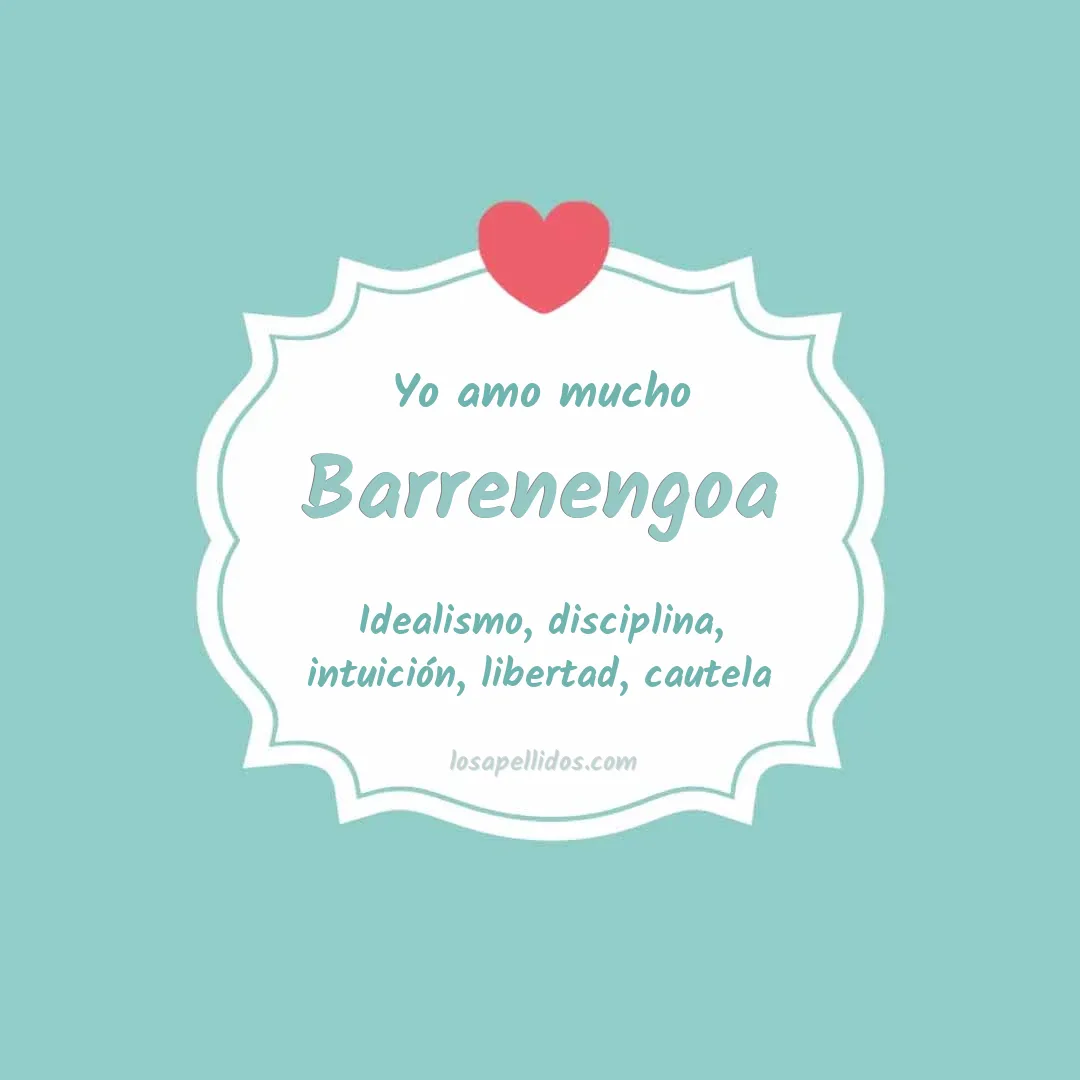 Yo amo mucho Barrenengoa