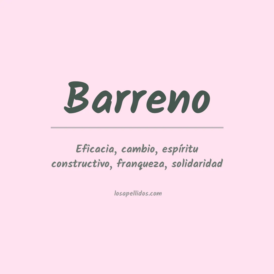 Apellido Barreno