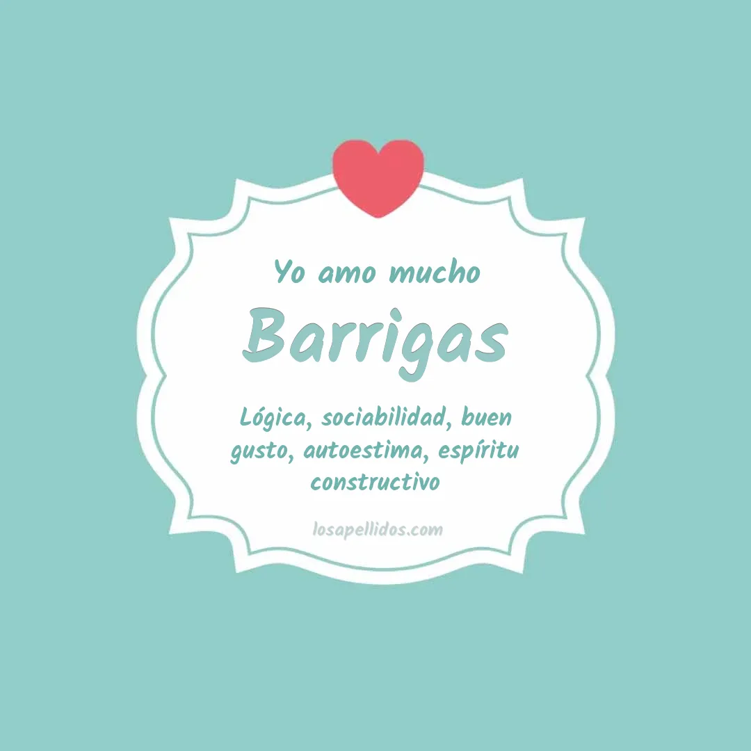 Yo amo mucho Barrigas