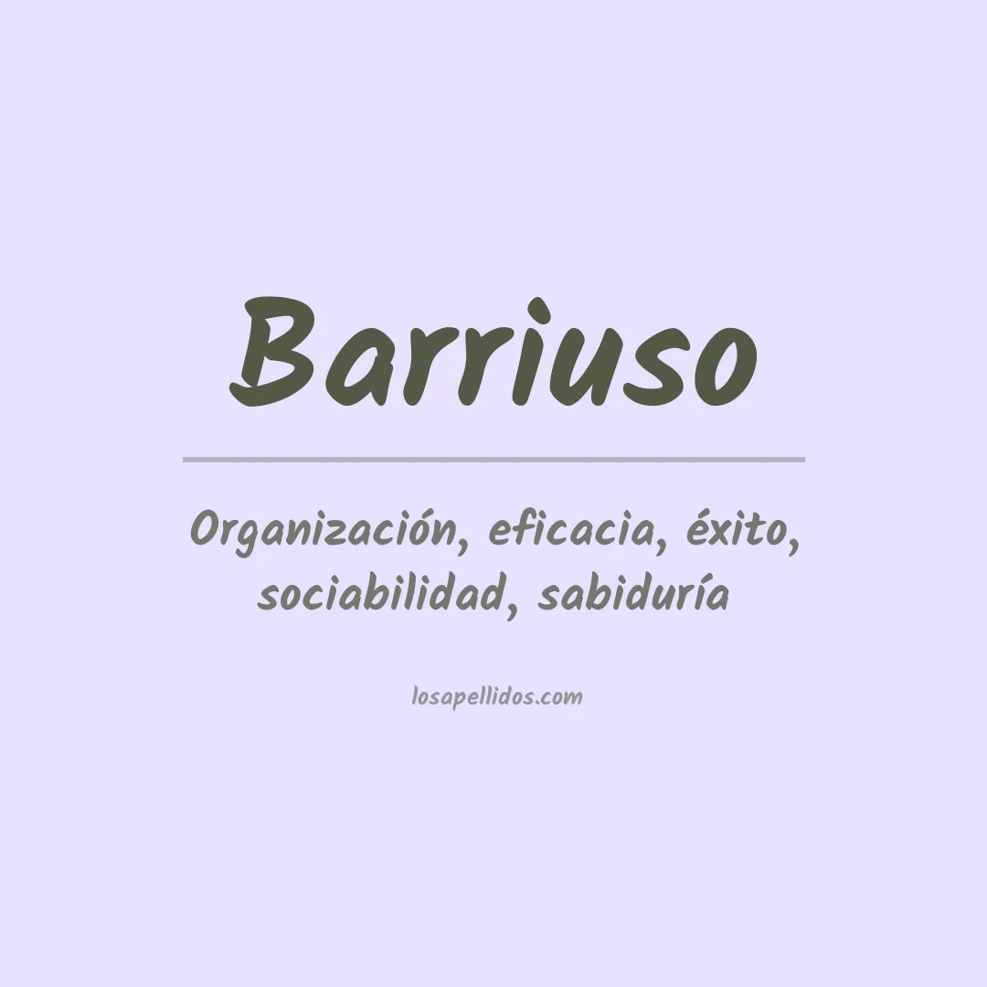 Apellido Barriuso