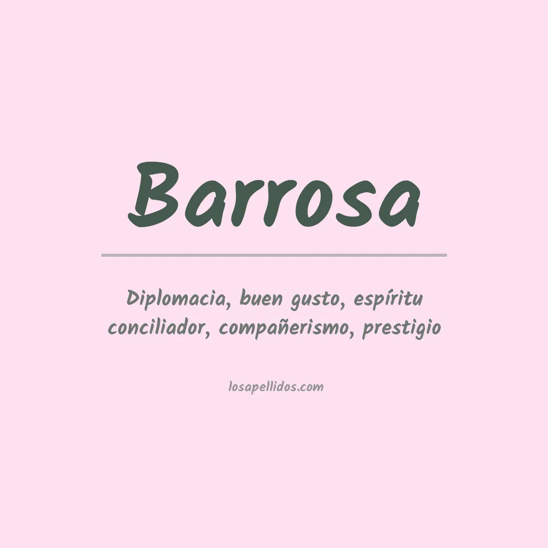 Apellido Barrosa