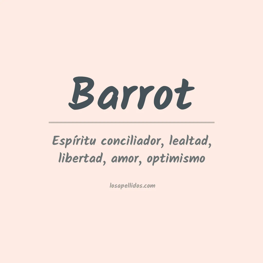 Apellido Barrot