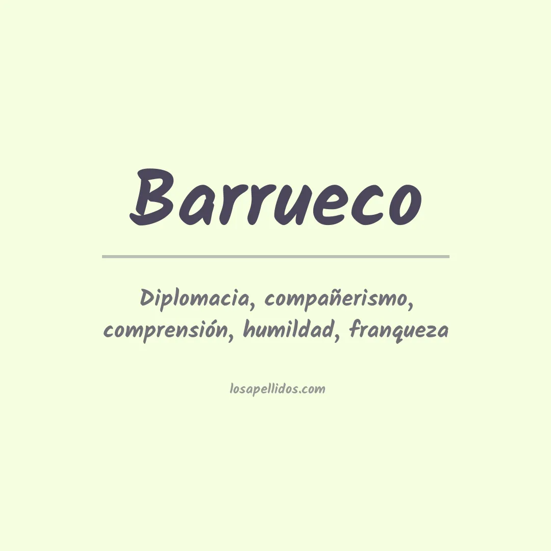 Apellido Barrueco
