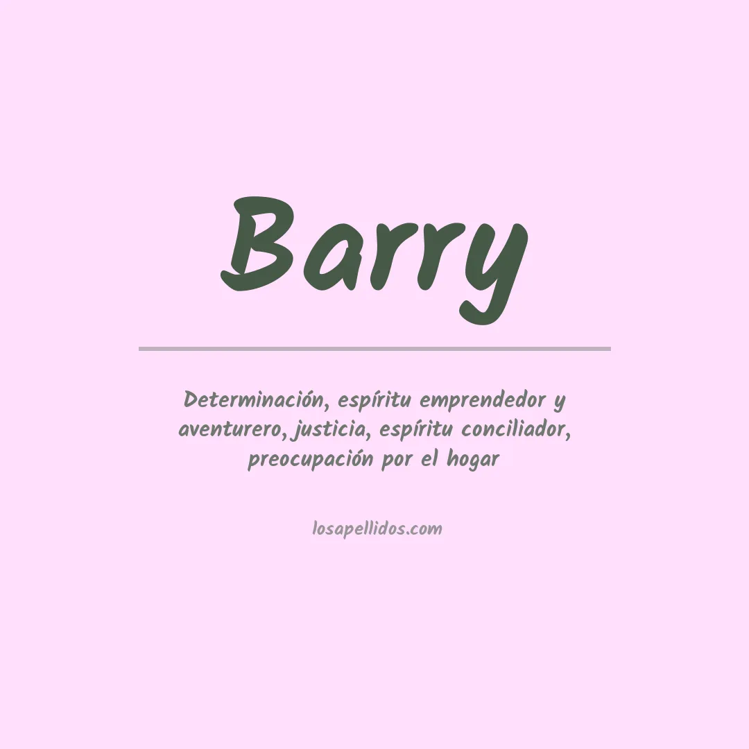 Apellido Barry