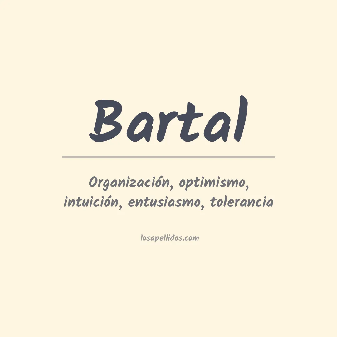 Apellido Bartal