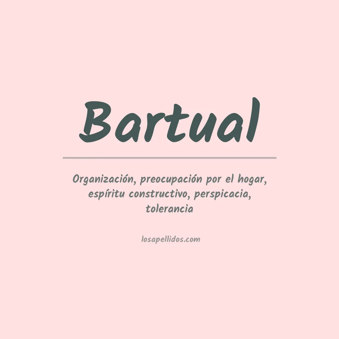 Apellido Bartual