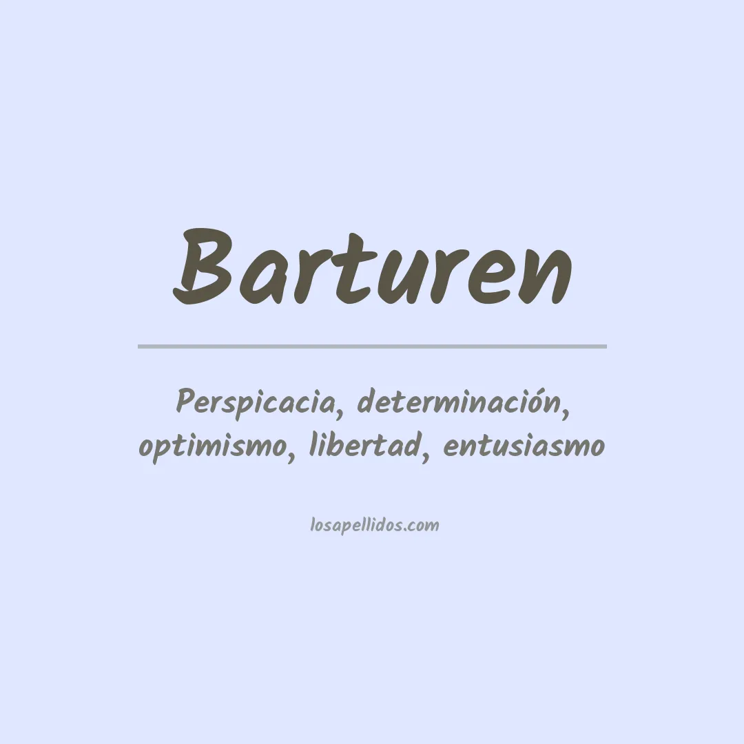 Apellido Barturen