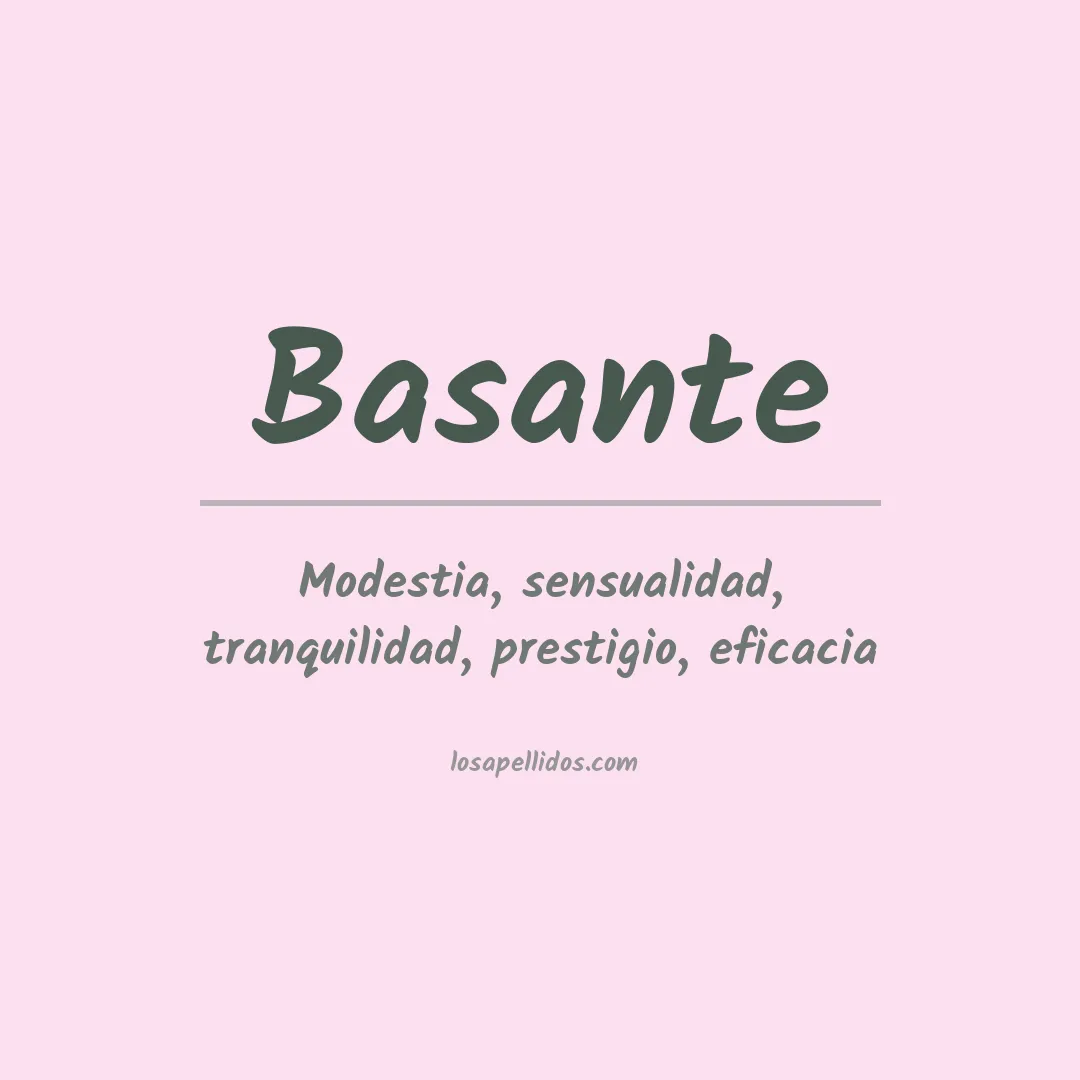 Apellido Basante