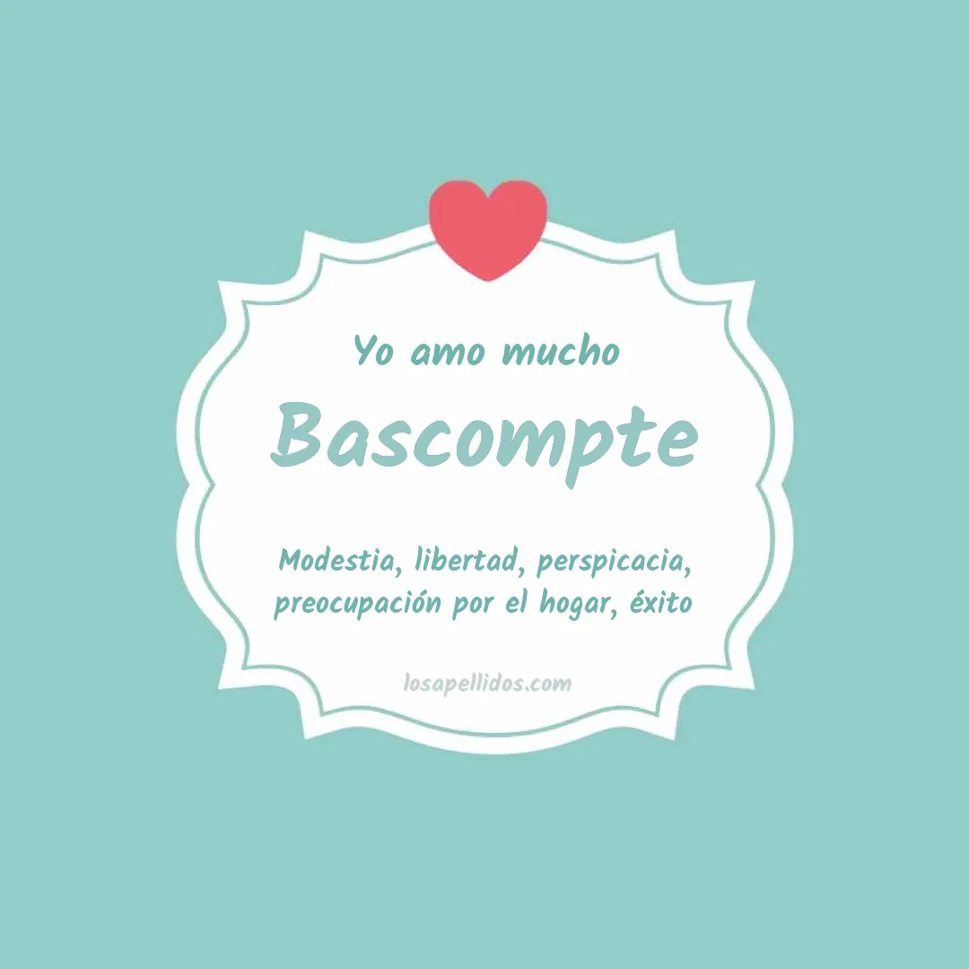 Yo amo mucho Bascompte