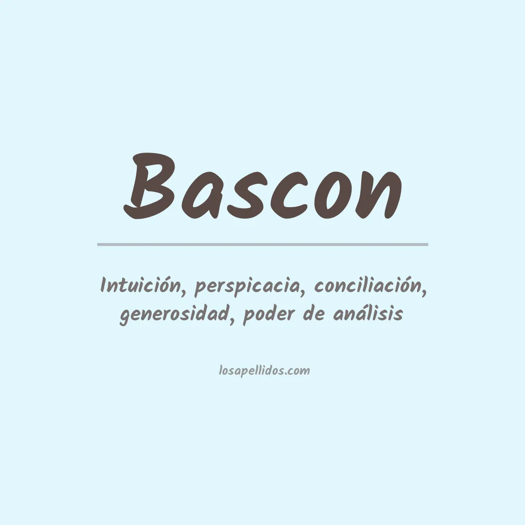 Apellido Bascon