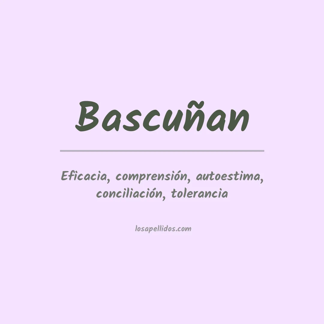 Apellido Bascuñan