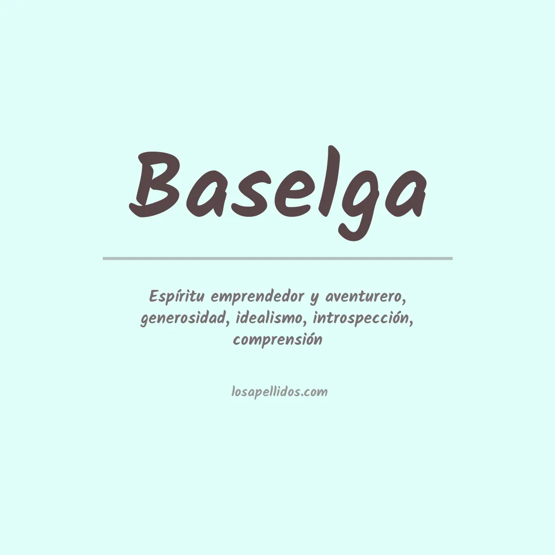 Apellido Baselga
