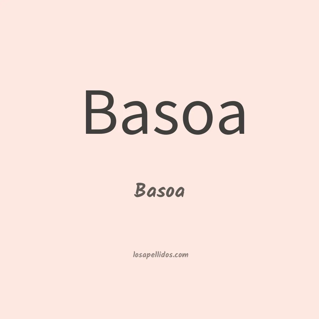 Basoa en chino