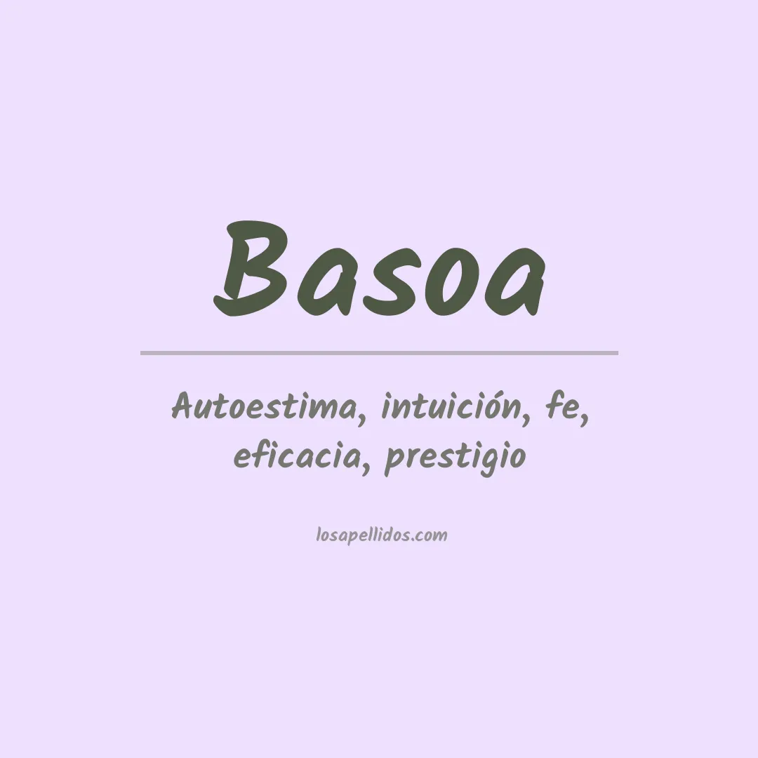 Apellido Basoa
