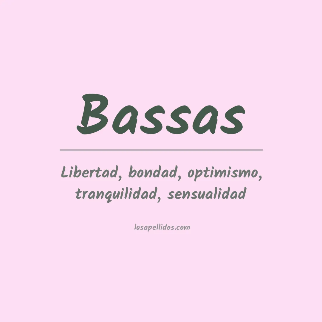 Apellido Bassas