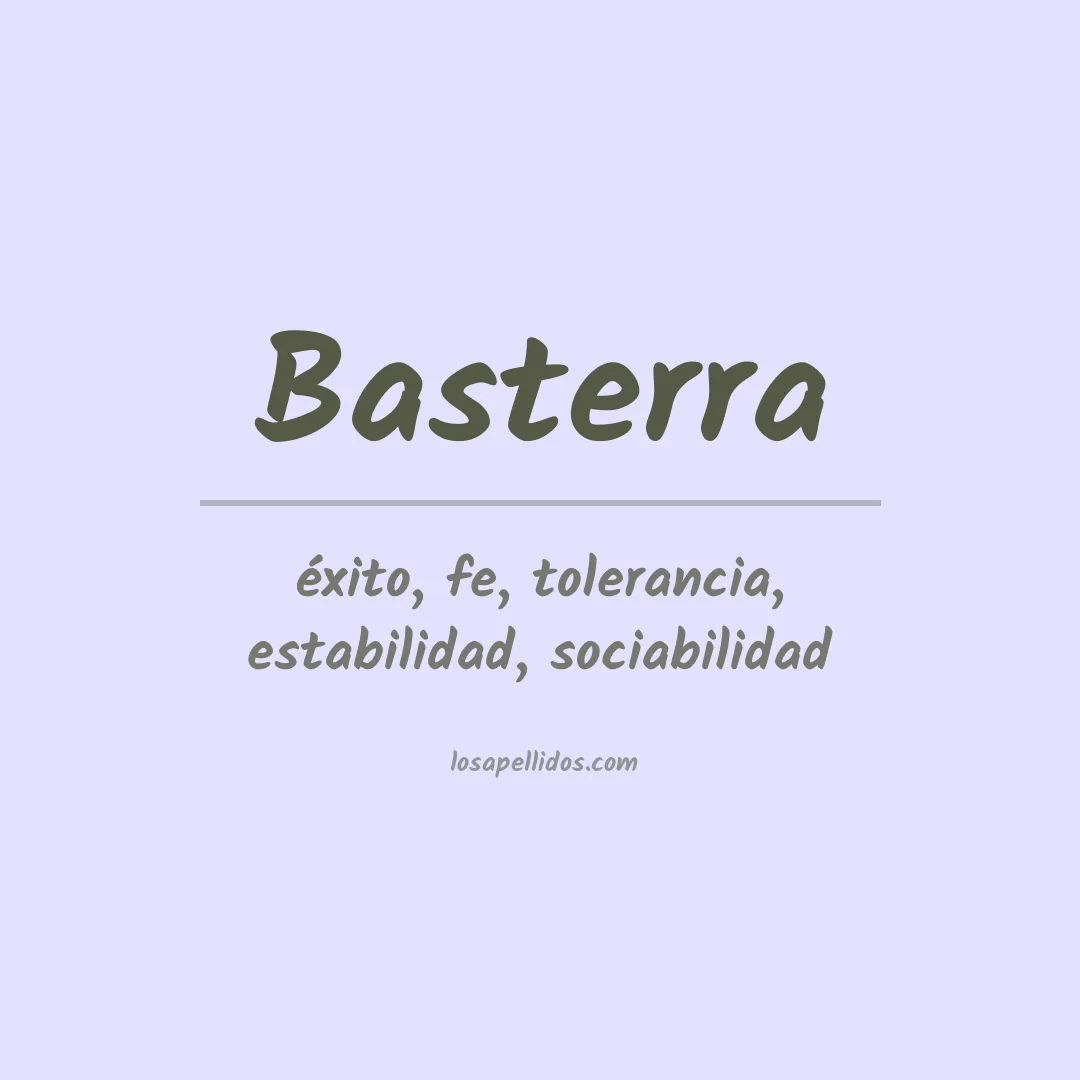 Apellido Basterra