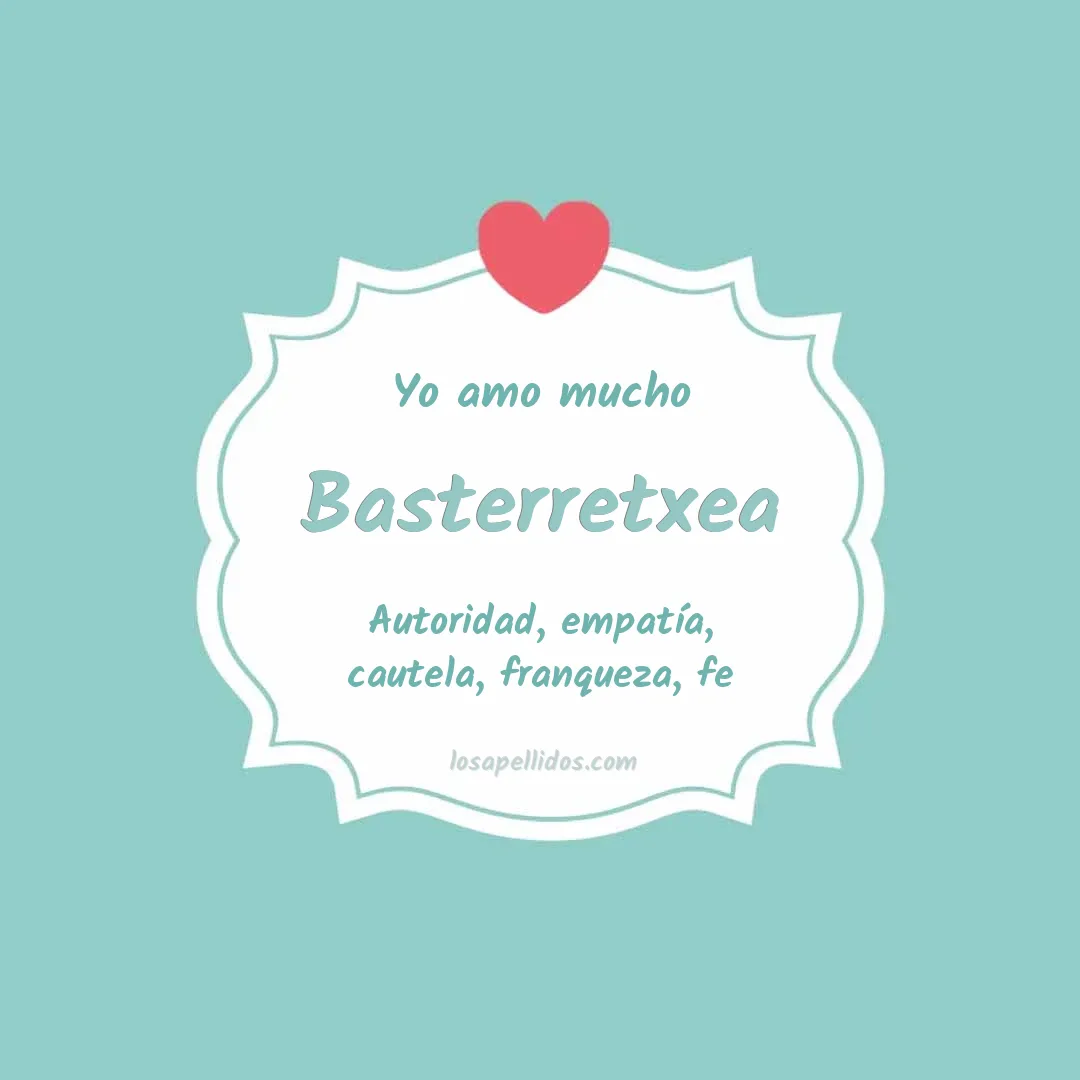 Yo amo mucho Basterretxea