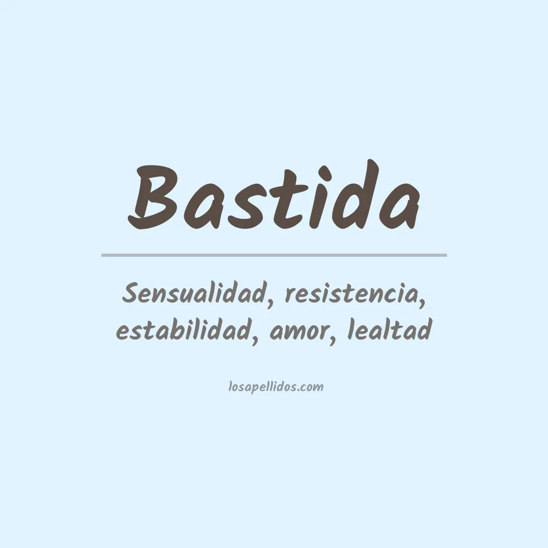 Apellido Bastida