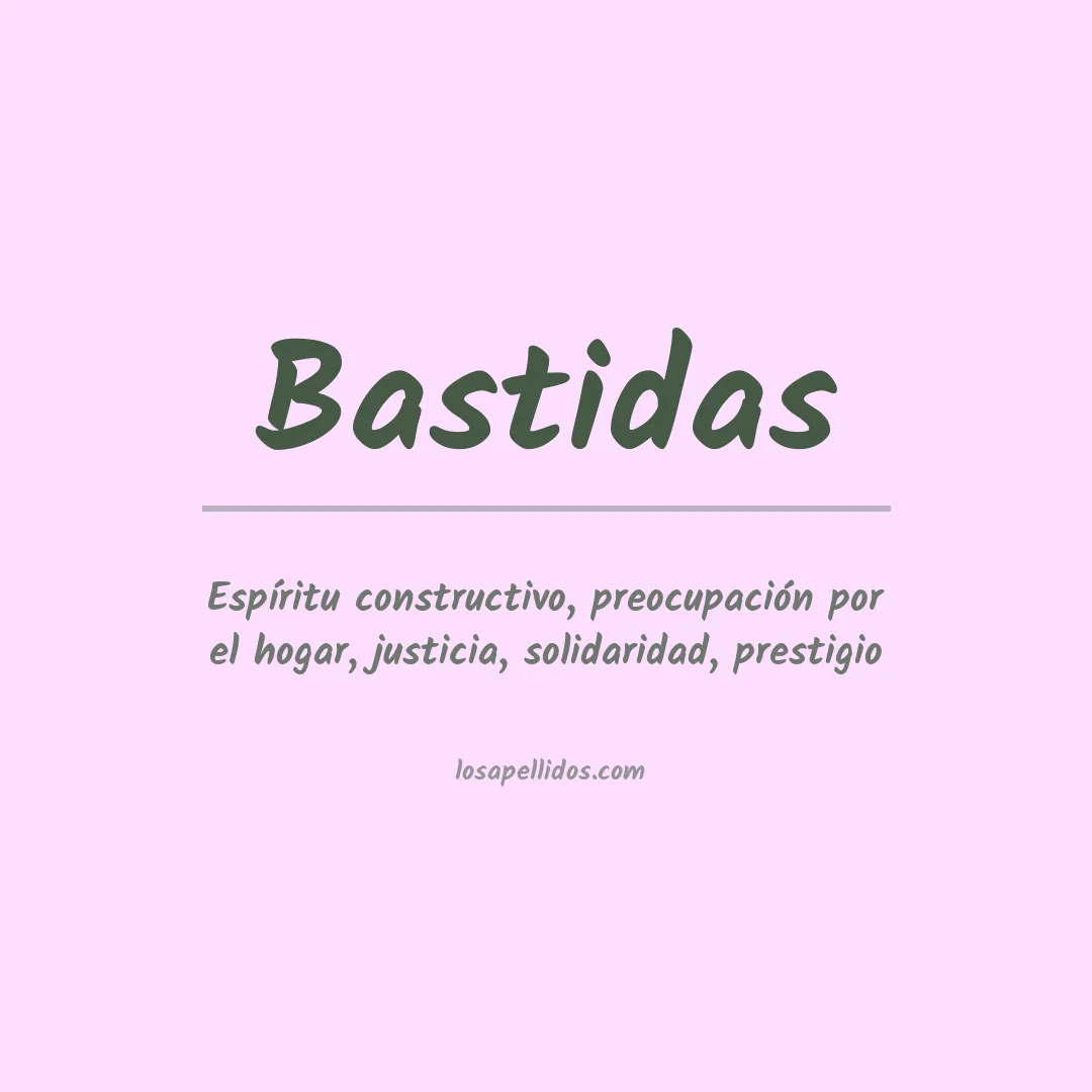 Apellido Bastidas