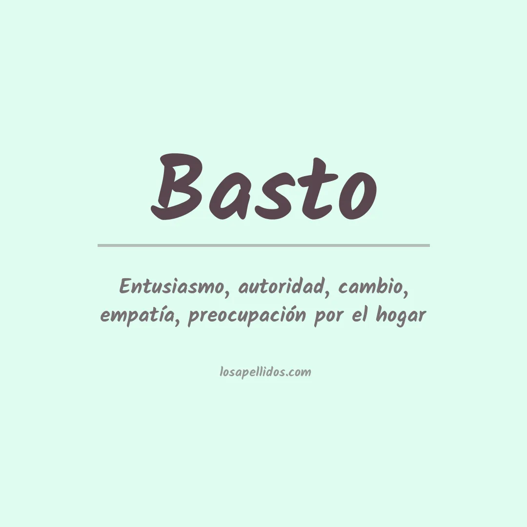 Apellido Basto