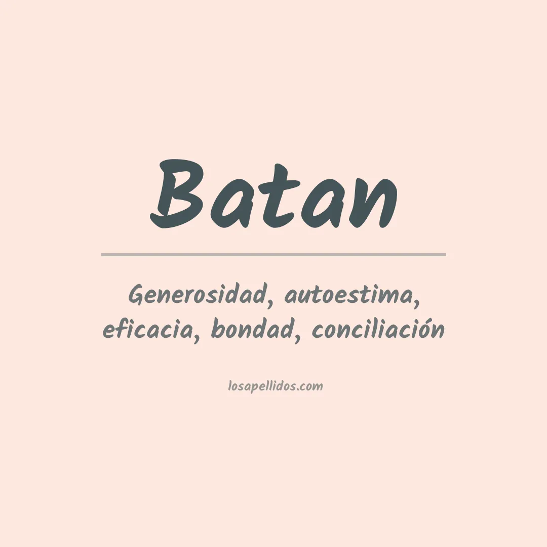 Apellido Batan
