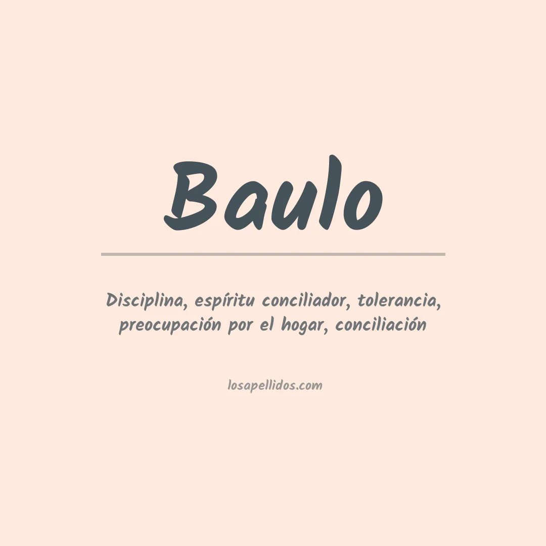 Apellido Baulo
