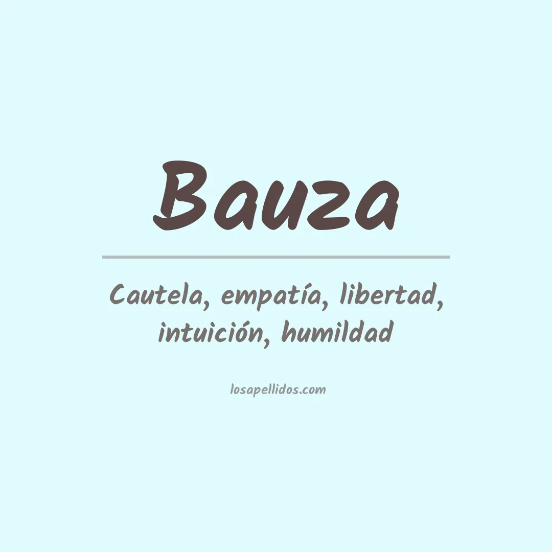 Apellido Bauza