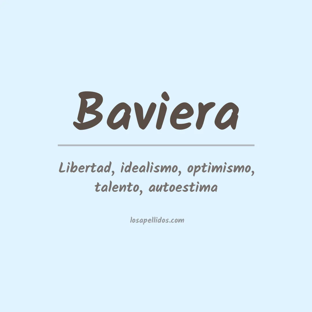 Apellido Baviera