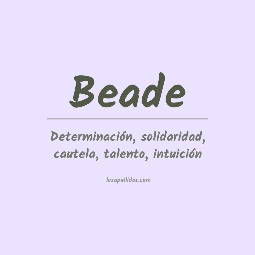 Apellido Beade