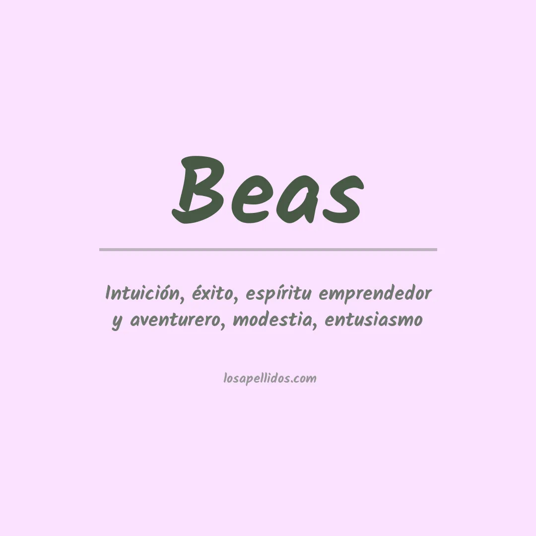 Apellido Beas
